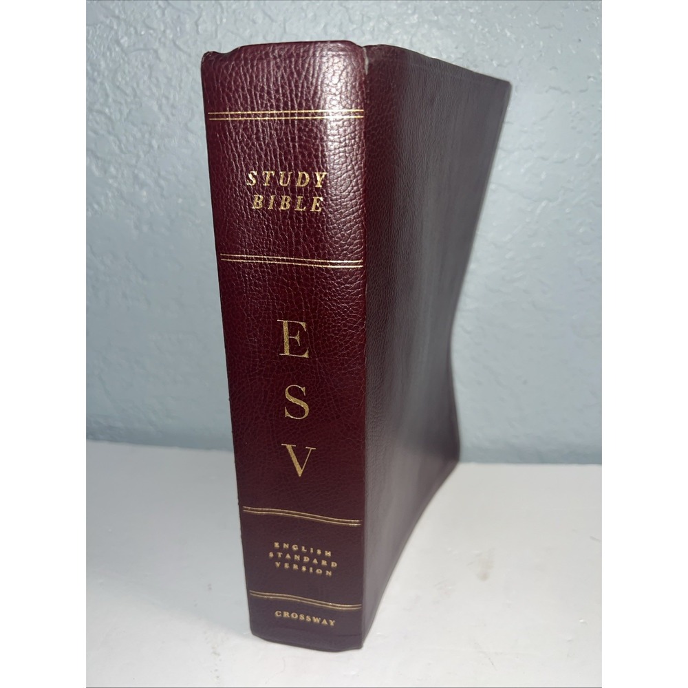 ESV Crossway Study Bible 2007 English Standard Version Leather Bonded